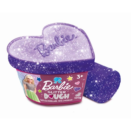 BARBIE PASTA DA MODELLARE CON GLITTER 400GR